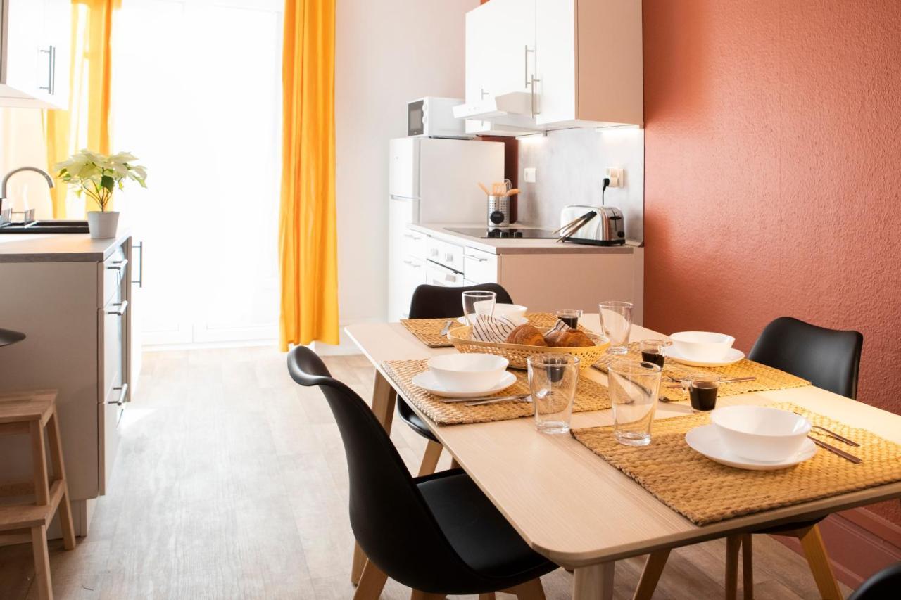דירות מולהאוס Green Appart Le Chene Rouge Avec Jardin Prive מראה חיצוני תמונה